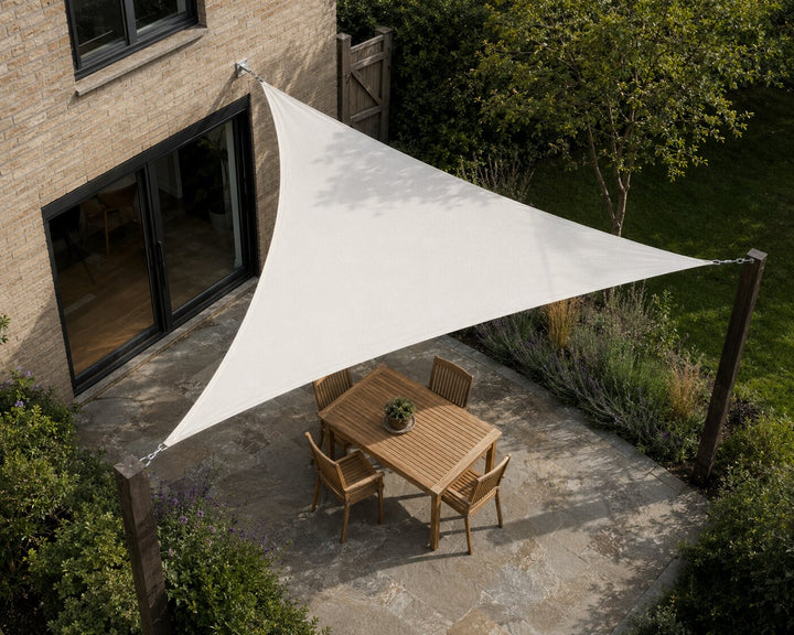 Driehoekig schaduwdoek