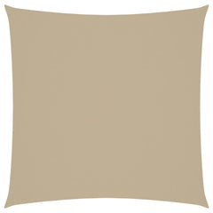 Schaduwdoek vierkant beige waterdicht oxford stof