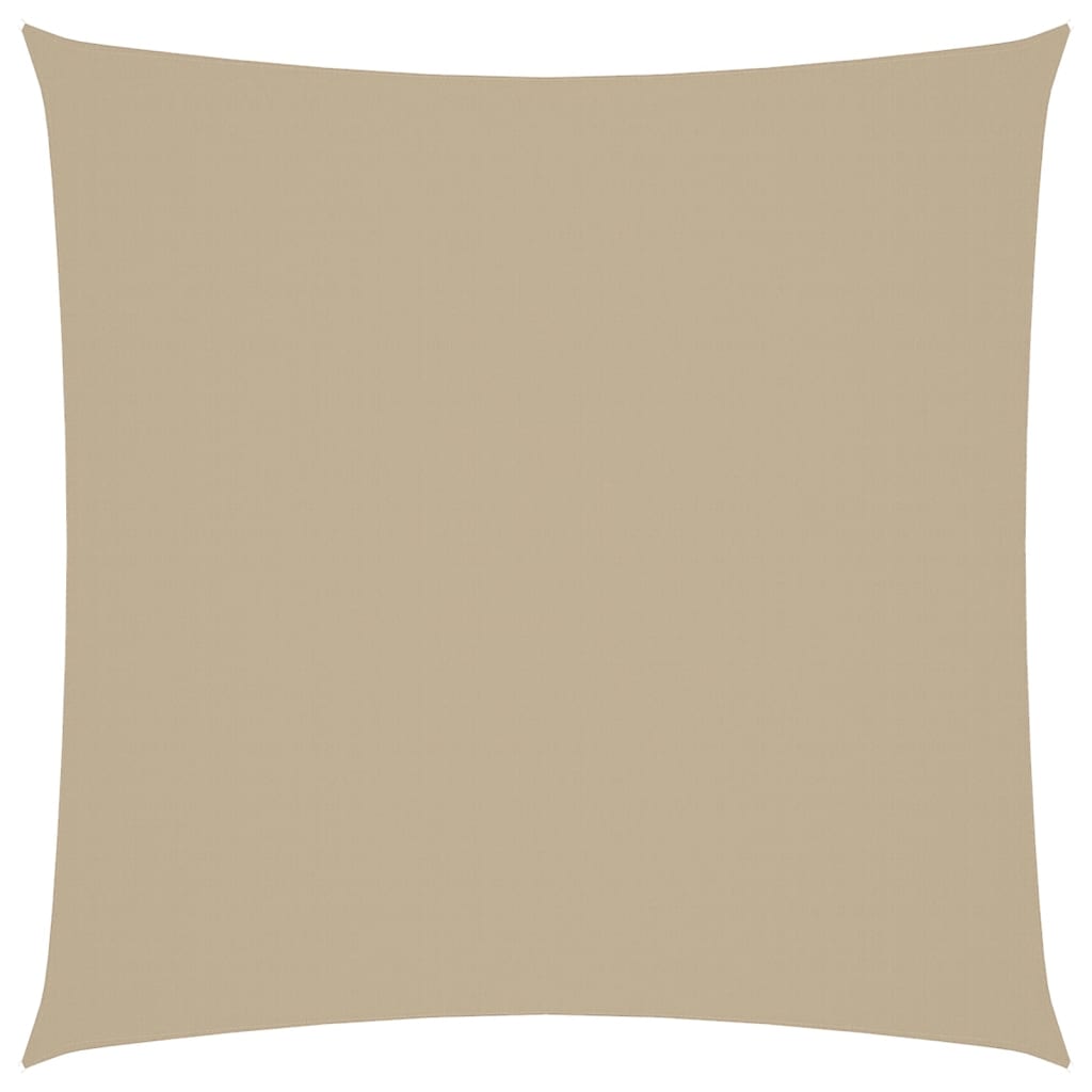 Schaduwdoek vierkant beige waterdicht oxford stof detail 1