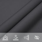 Schaduwdoek vierkant antraciet waterdicht oxford stof detail 7