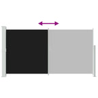Schaduwdoek rechthoekig zwart waterdicht polyester detail 6