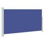 Schaduwdoek rechthoekig blauw polyester