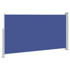 Schaduwdoek rechthoekig blauw polyester detail 5