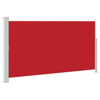 Schaduwdoek rechthoekig rood polyester