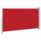 Schaduwdoek rechthoekig rood polyester detail 5