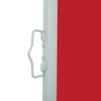 Schaduwdoek rechthoekig rood polyester detail 7
