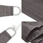 Schaduwdoek vierkant antraciet waterdoorlatend HDPE 160 g/m² detail 6