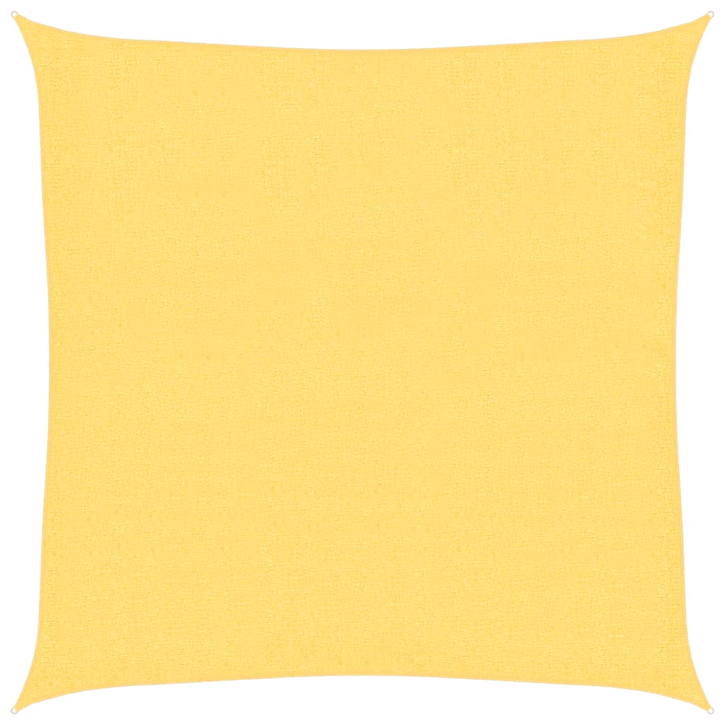 Schaduwdoek vierkant beige waterdoorlatend HDPE 160 g/m²