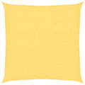 Schaduwdoek vierkant beige waterdoorlatend HDPE 160 g/m²