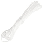 Schaduwdoek driehoekig beige waterdoorlatend HDPE 160 g/m² detail 7