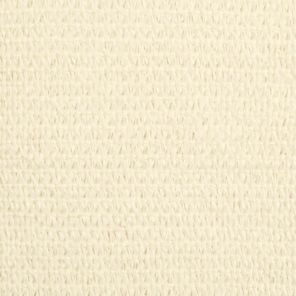 Schaduwdoek vierkant crème waterdoorlatend HDPE 160 g/m² detail 8