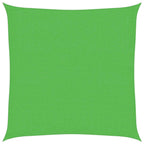 Schaduwdoek vierkant lichtgroen waterdoorlatend HDPE 160 g/m²