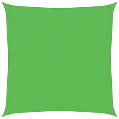 Schaduwdoek vierkant lichtgroen waterdoorlatend HDPE 160 g/m²