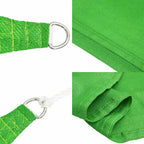 Schaduwdoek vierkant lichtgroen waterdoorlatend HDPE 160 g/m² detail 6