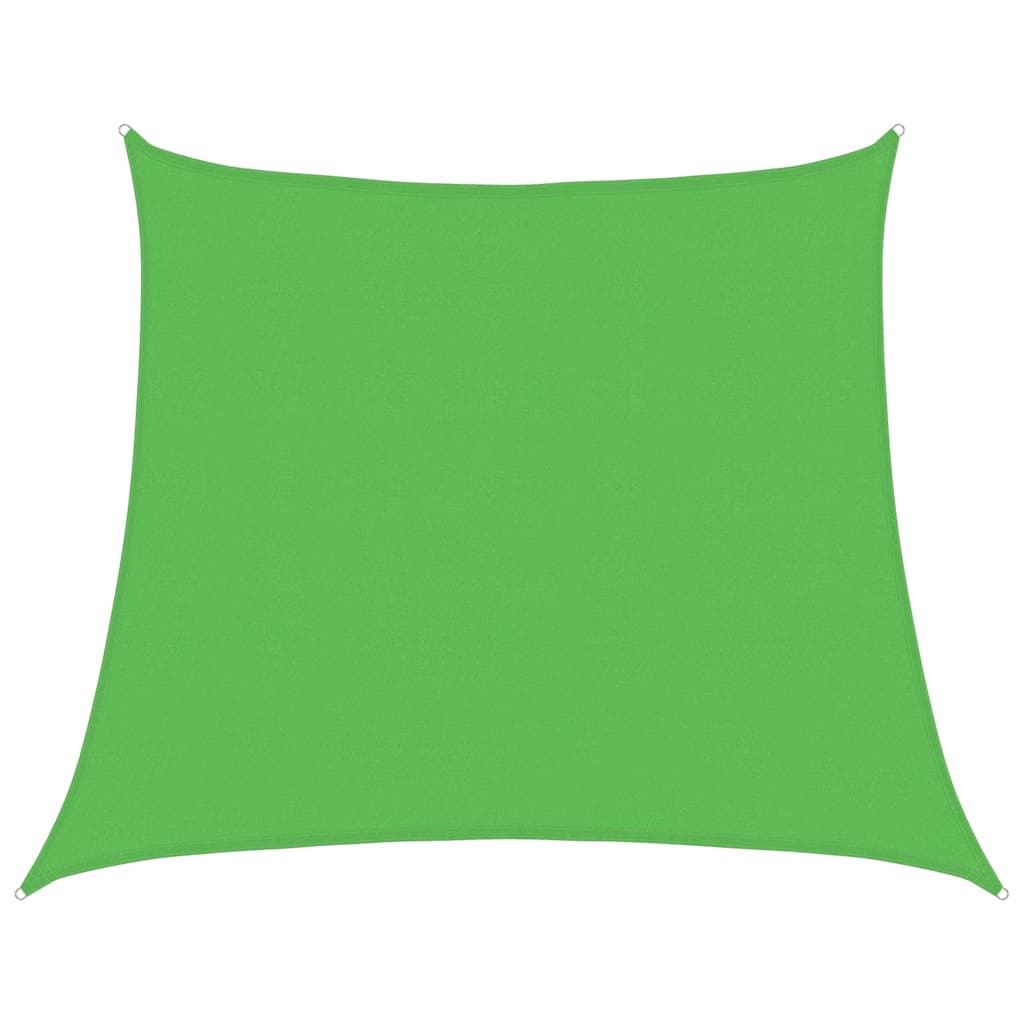 Schaduwdoek trapezium lichtgroen waterdoorlatend HDPE 160 g/m²