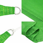 Schaduwdoek trapezium lichtgroen waterdoorlatend HDPE 160 g/m² detail 6