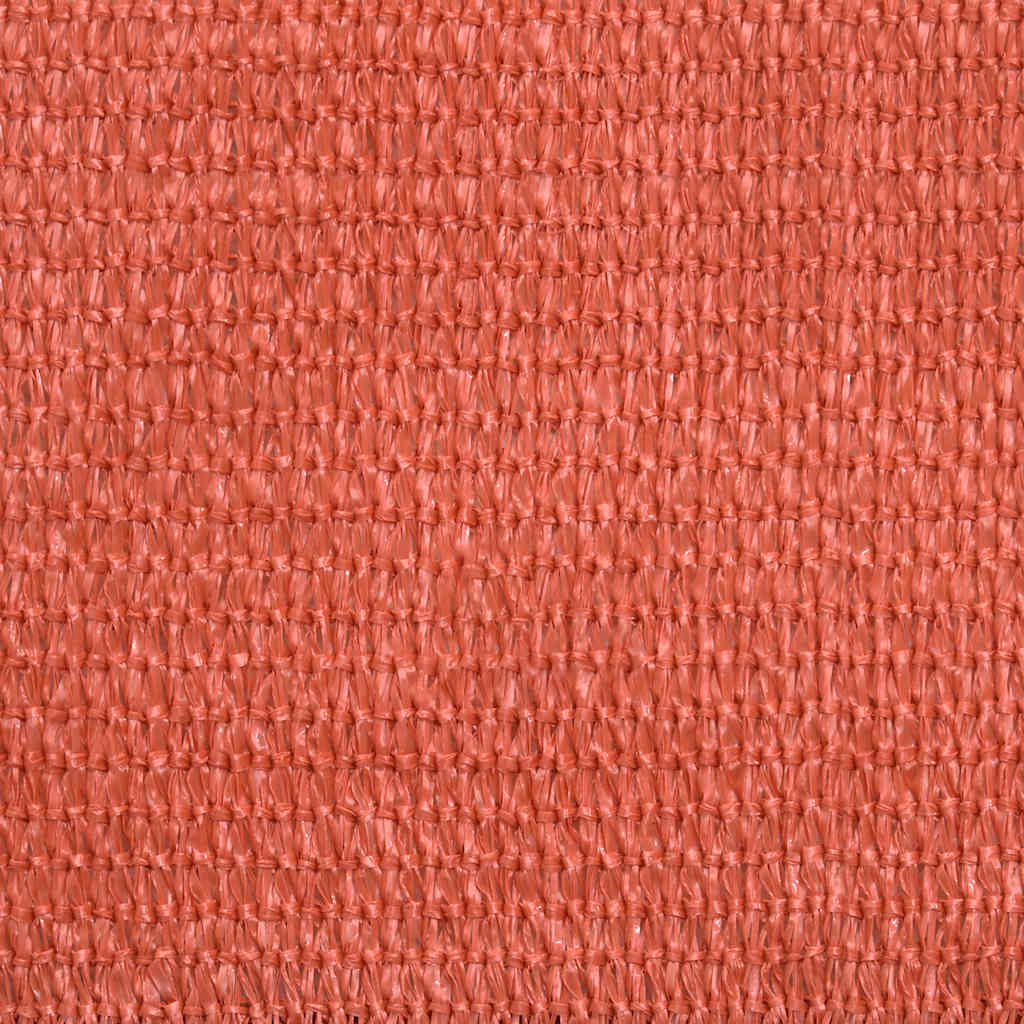 Schaduwdoek trapezium terracotta waterdoorlatend HDPE 160 g/m² detail 8
