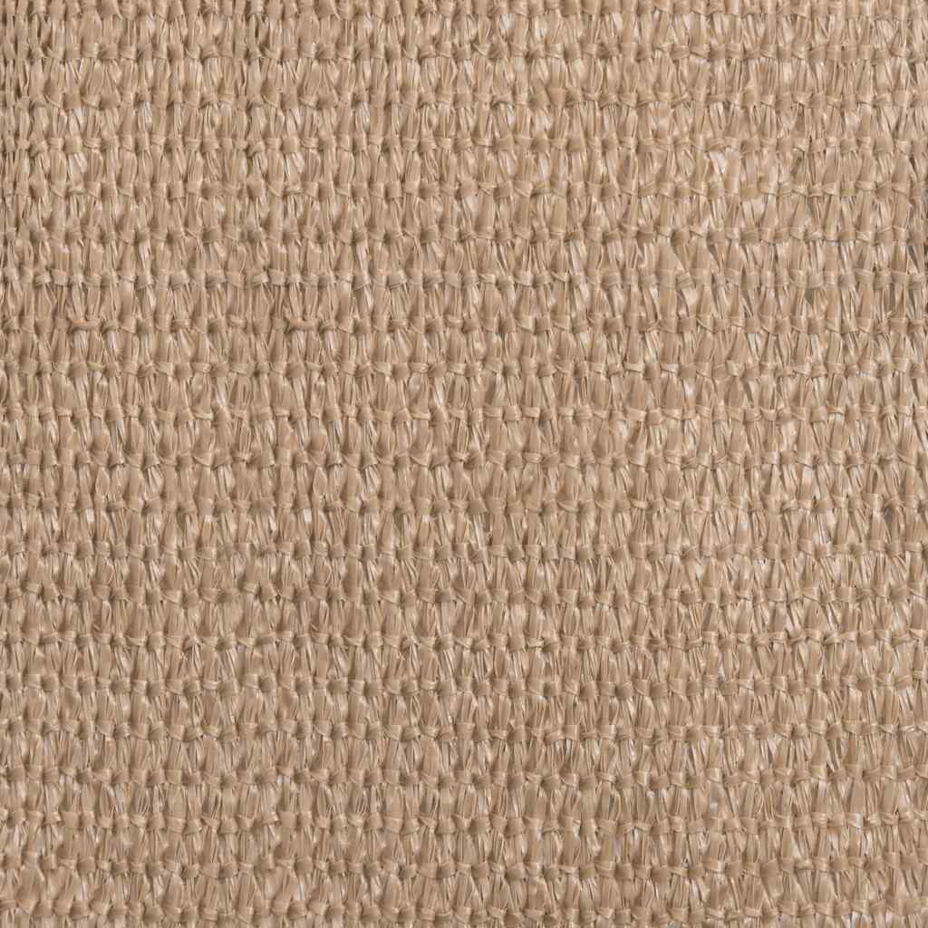 Schaduwdoek driehoekig taupe waterdoorlatend HDPE 160 g/m² detail 8