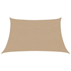 Schaduwdoek trapezium taupe waterdoorlatend HDPE 160 g/m²