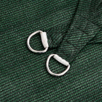 Schaduwdoek vierkant donkergroen waterdoorlatend HDPE 160 g/m² detail 5