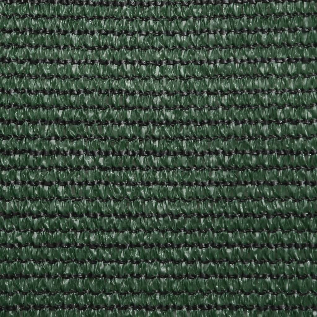 Schaduwdoek vierkant donkergroen waterdoorlatend HDPE 160 g/m² detail 8