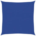 Schaduwdoek vierkant blauw waterdoorlatend HDPE 160 g/m²