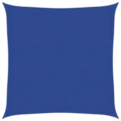 Schaduwdoek vierkant blauw waterdoorlatend HDPE 160 g/m²