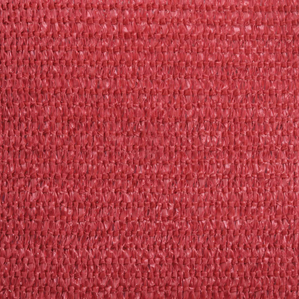Rood trapezium HDPE schaduwdoek detail 8