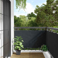 Balkonscherm antraciet 75 x 300 cm