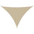 Driehoekig schaduwdoek beige