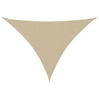 Driehoekig schaduwdoek beige