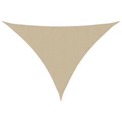 Schaduwdoek driehoekig beige waterdicht oxford stof