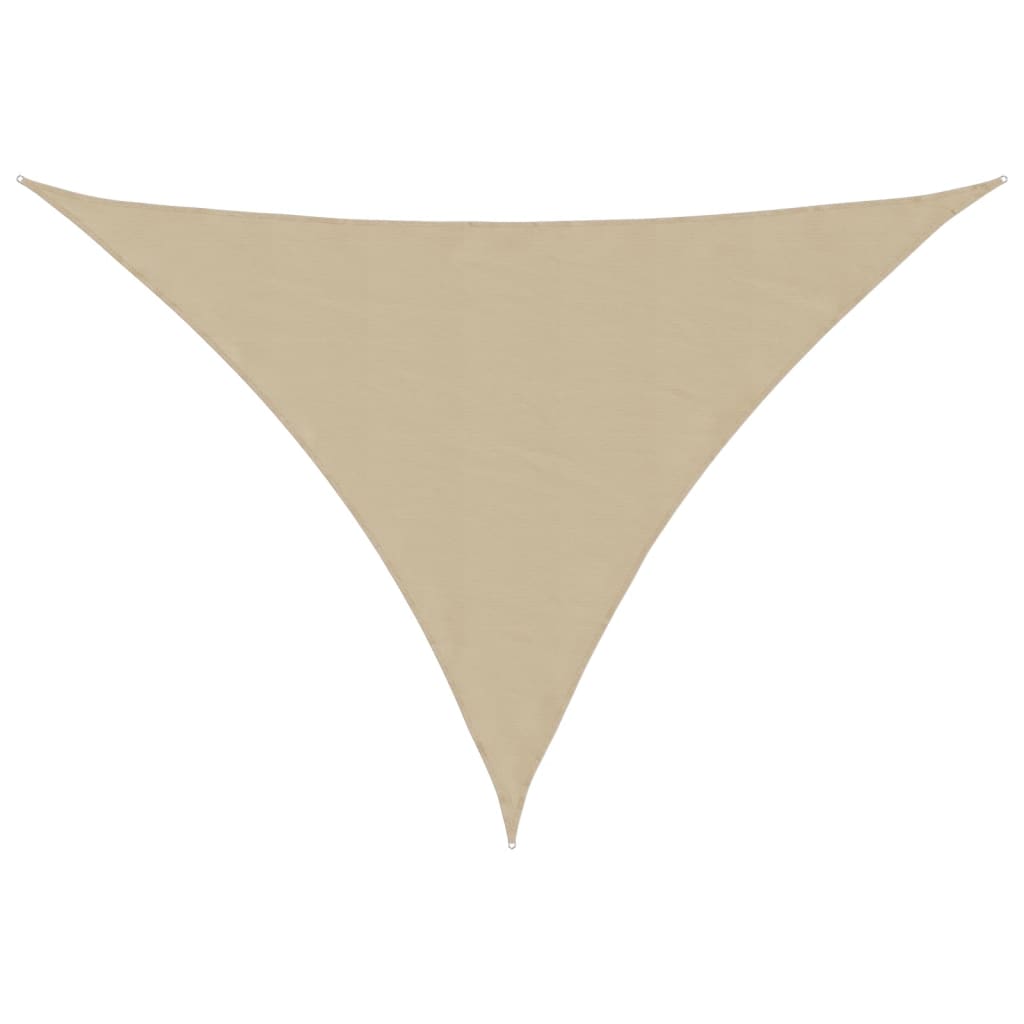 Driehoekig schaduwdoek beige
