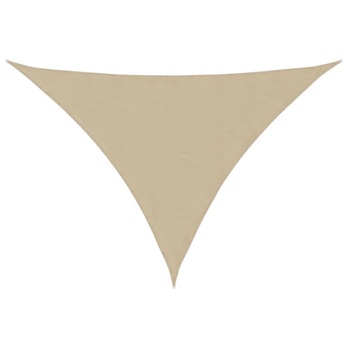 Driehoekig schaduwdoek beige