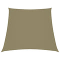 Schaduwdoek trapezium 2/4x3 meter beige