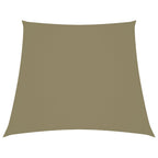 Schaduwdoek trapezium 2/4x3 meter beige
