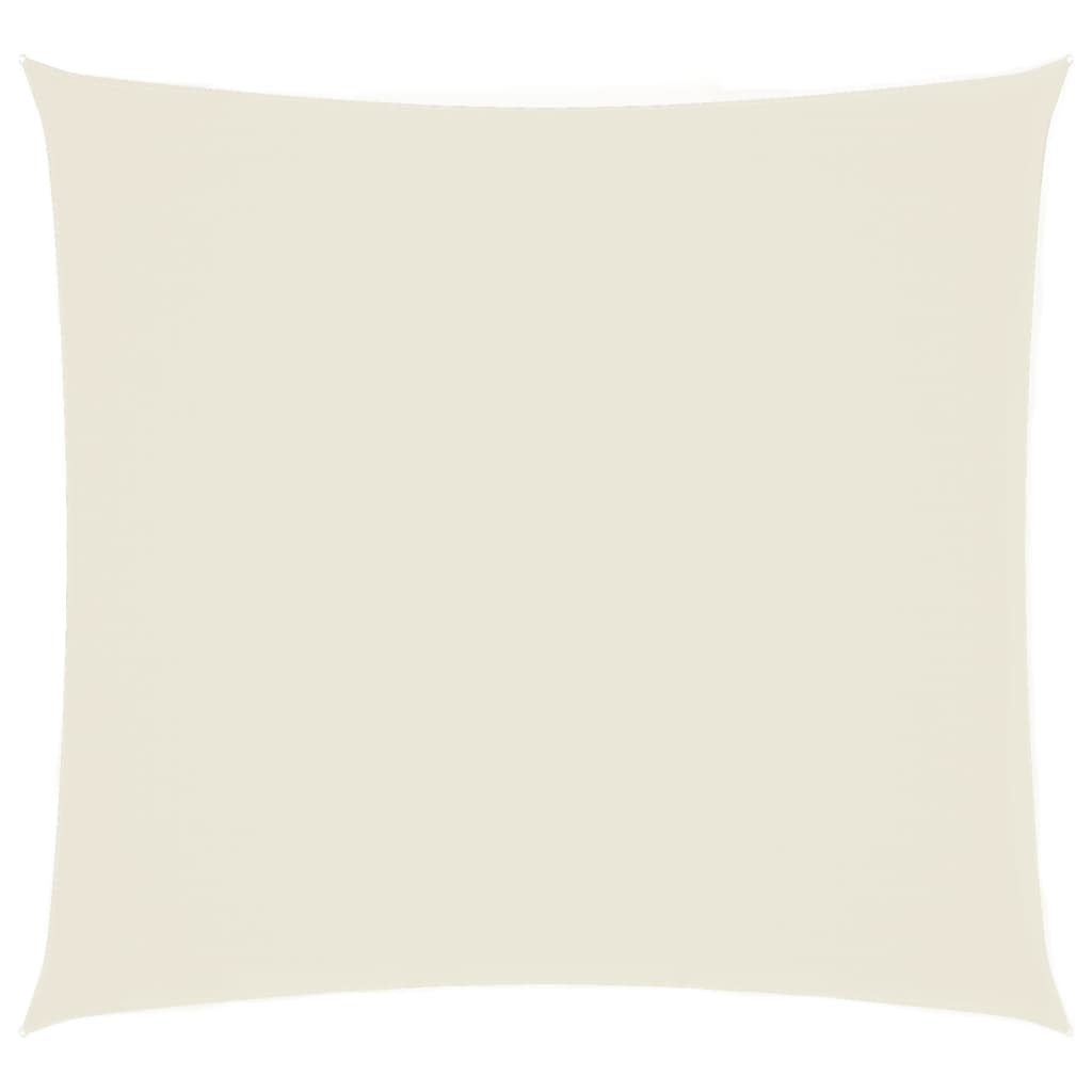 Vierkant schaduwdoek crèmekleurig
