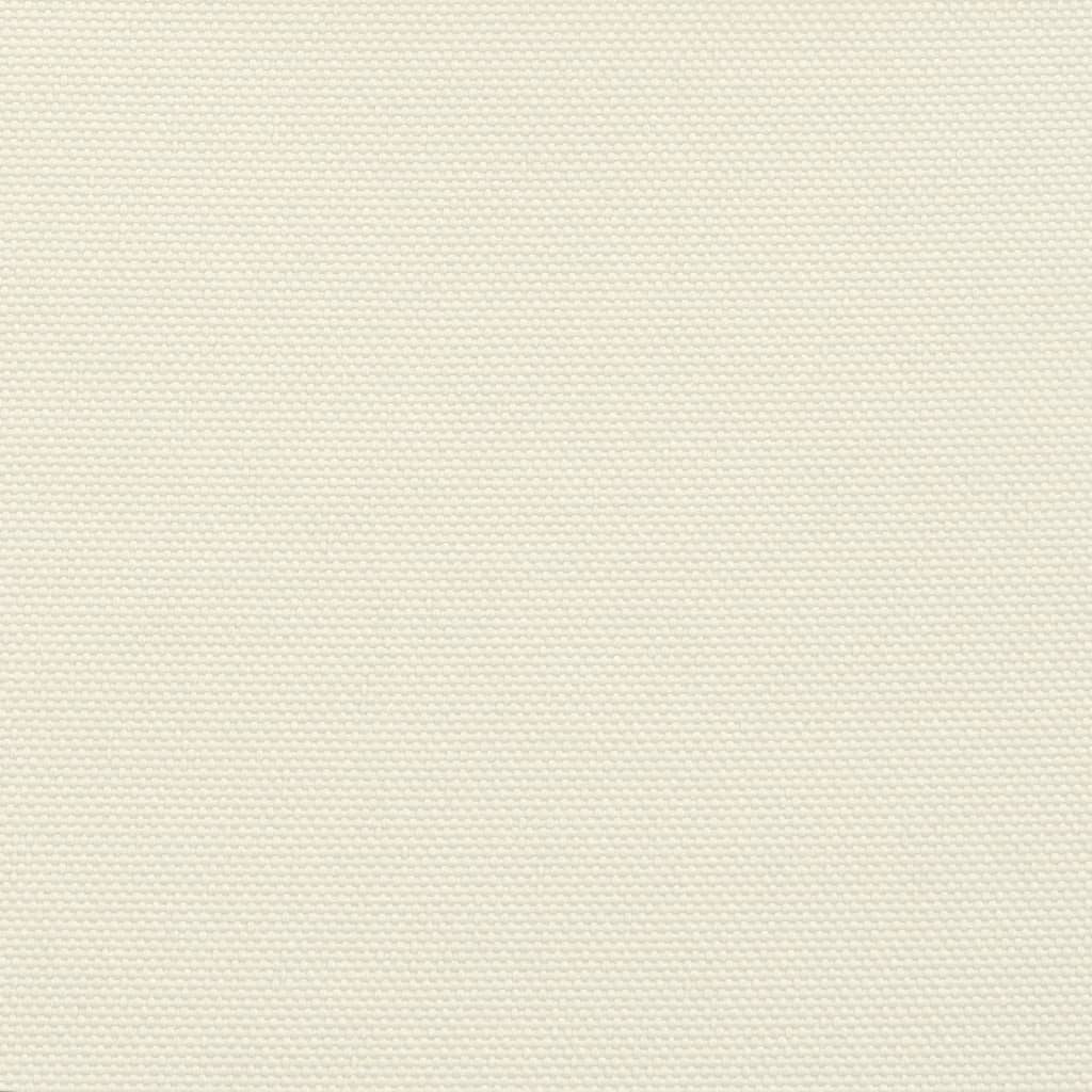 Rechthoekig schaduwdoek crèmekleurig