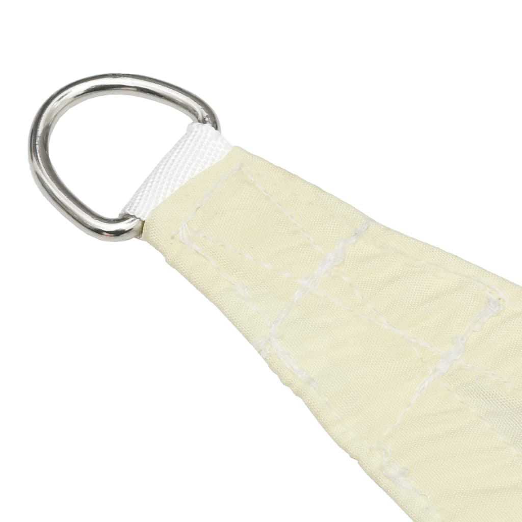 Schaduwdoek trapezium 2/4x3 meter crèmekleurig