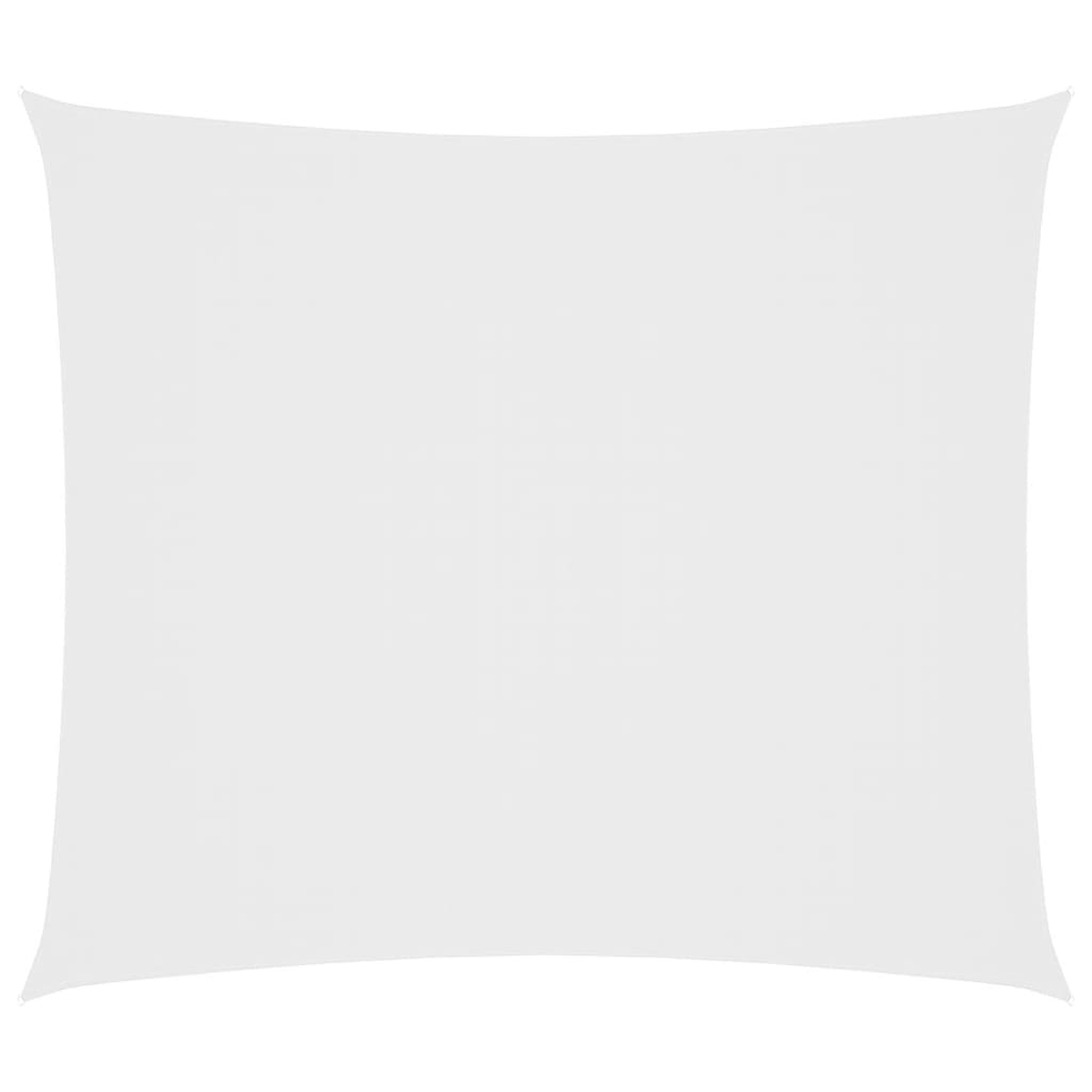 Rechthoekig schaduwdoek wit