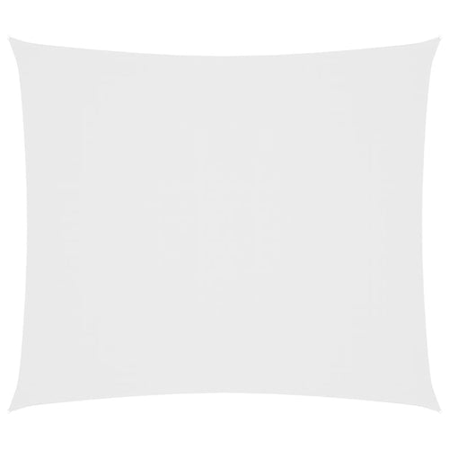 Rechthoekig schaduwdoek wit