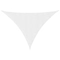 Driehoekig schaduwdoek wit