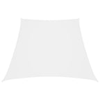Schaduwdoek trapezium 2/4x3 meter wit