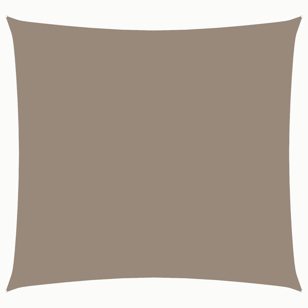 Schaduwdoek vierkant taupe waterdicht oxford stof detail 1