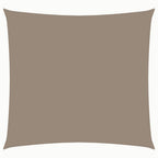Schaduwdoek vierkant taupe waterdicht oxford stof detail 1