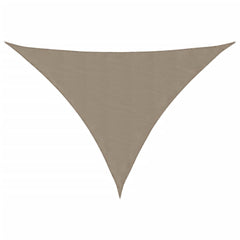 Schaduwdoek driehoekig taupe waterdicht oxford stof