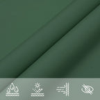 Schaduwdoek vierkant donkergroen waterdicht oxford stof detail 6