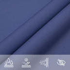 Schaduwdoek vierkant blauw waterdicht oxford stof detail 6