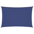 Schaduwdoek rechthoekig blauw waterdicht oxford stof