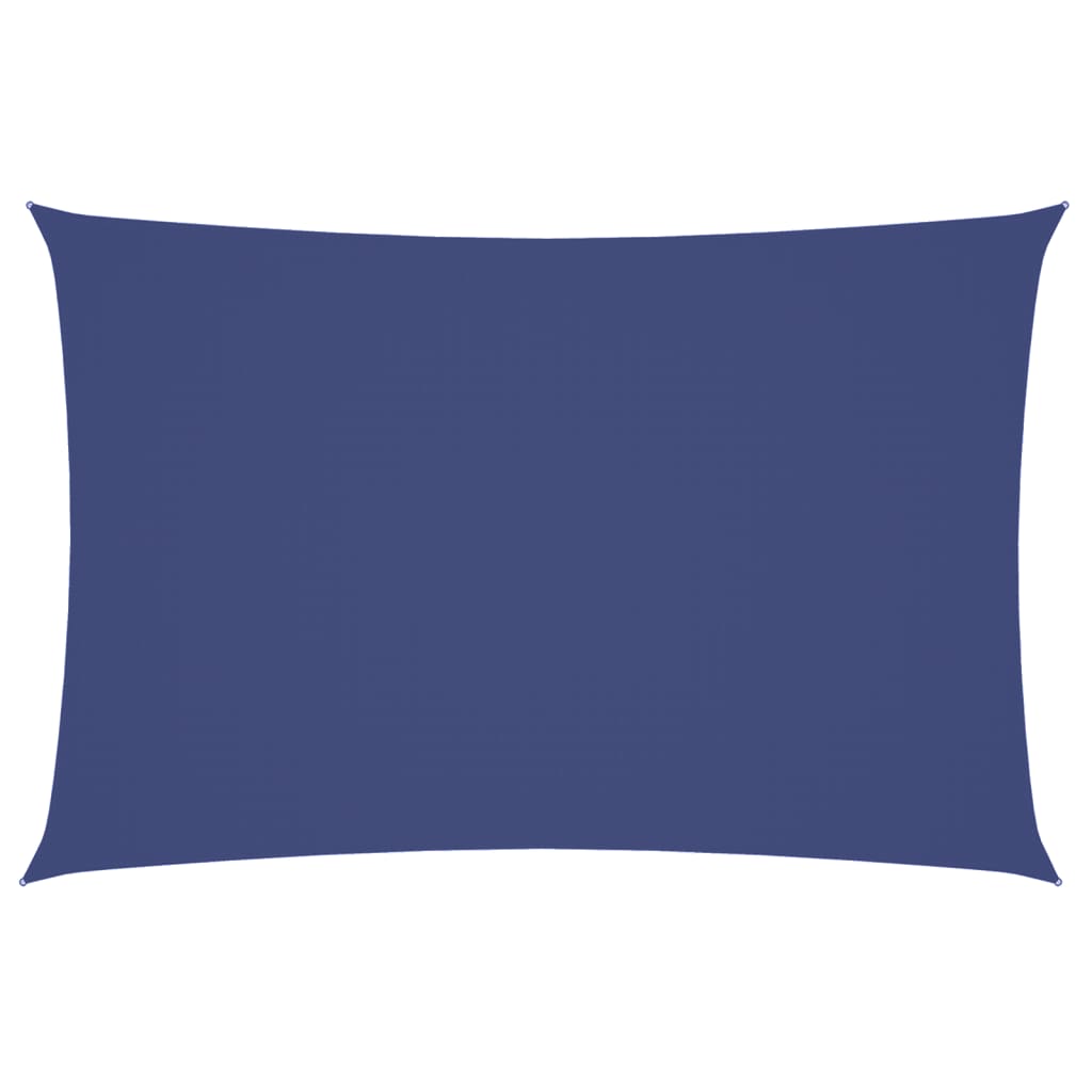Schaduwdoek rechthoekig blauw waterdicht oxford stof